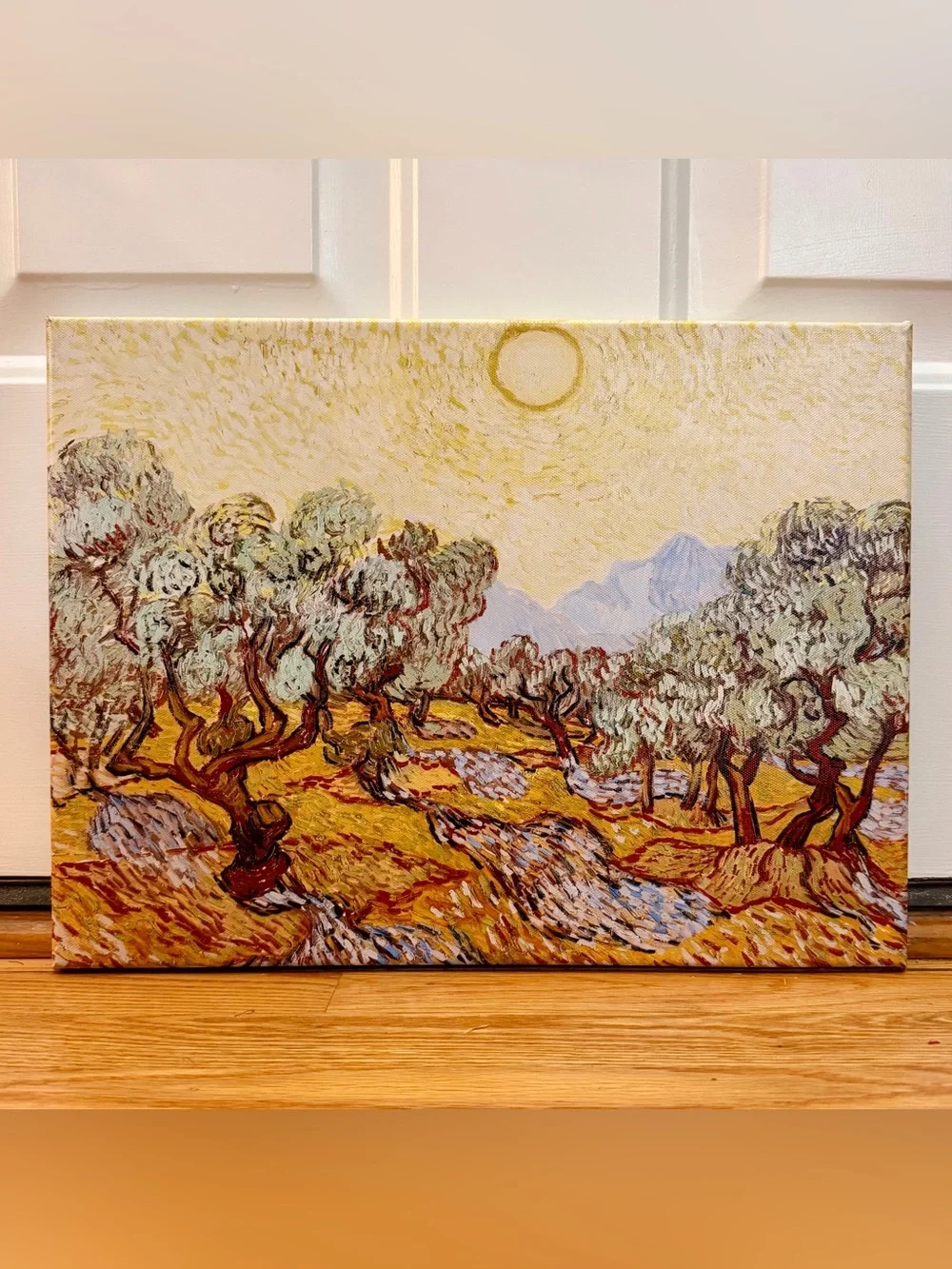 Van Gogh Olive Tree Canvas Art Prints Pair | 16x12 Saint-Rémy